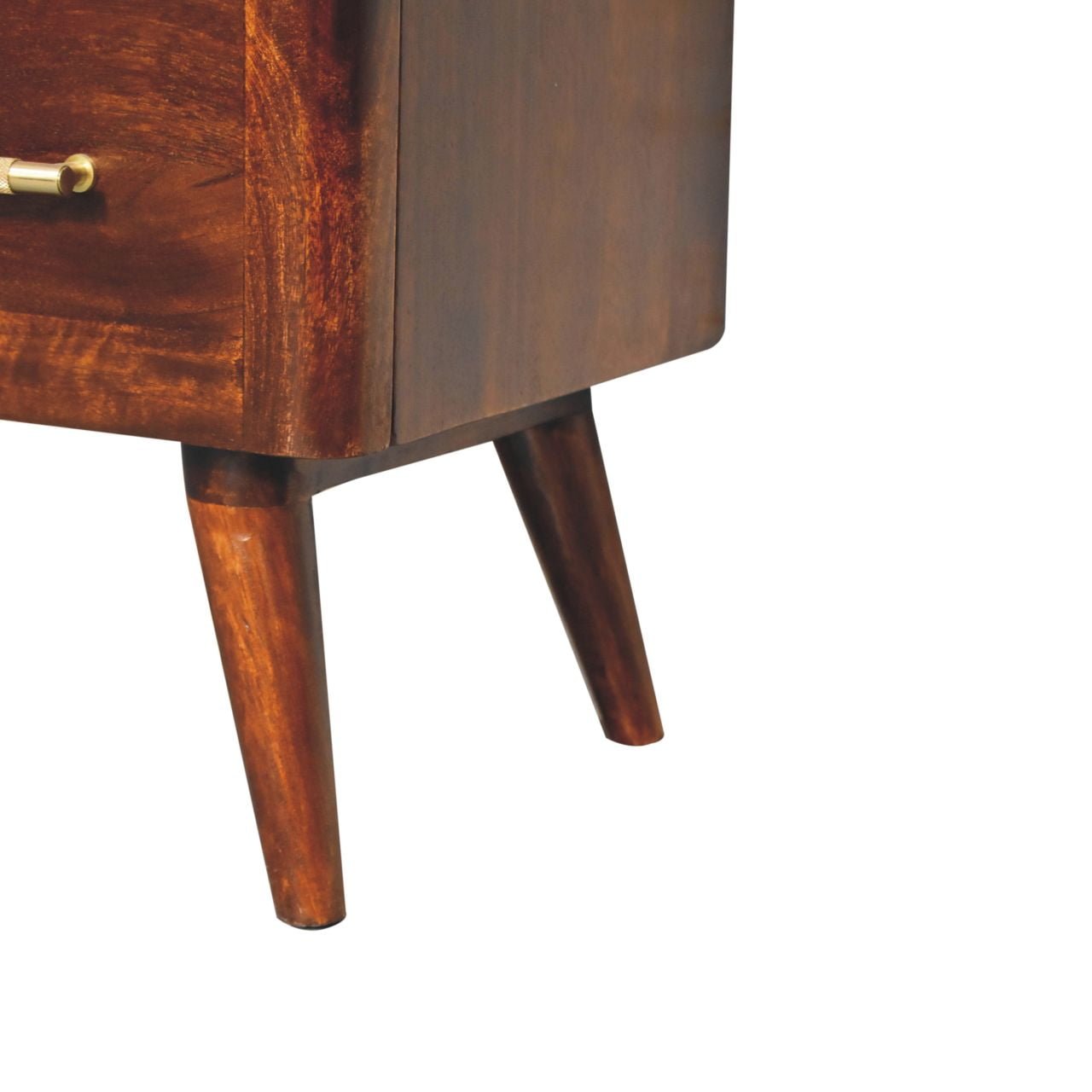 Komoda z litego drewna mango – kasztanowa, 75 cm — model IN3720 - Image 7
