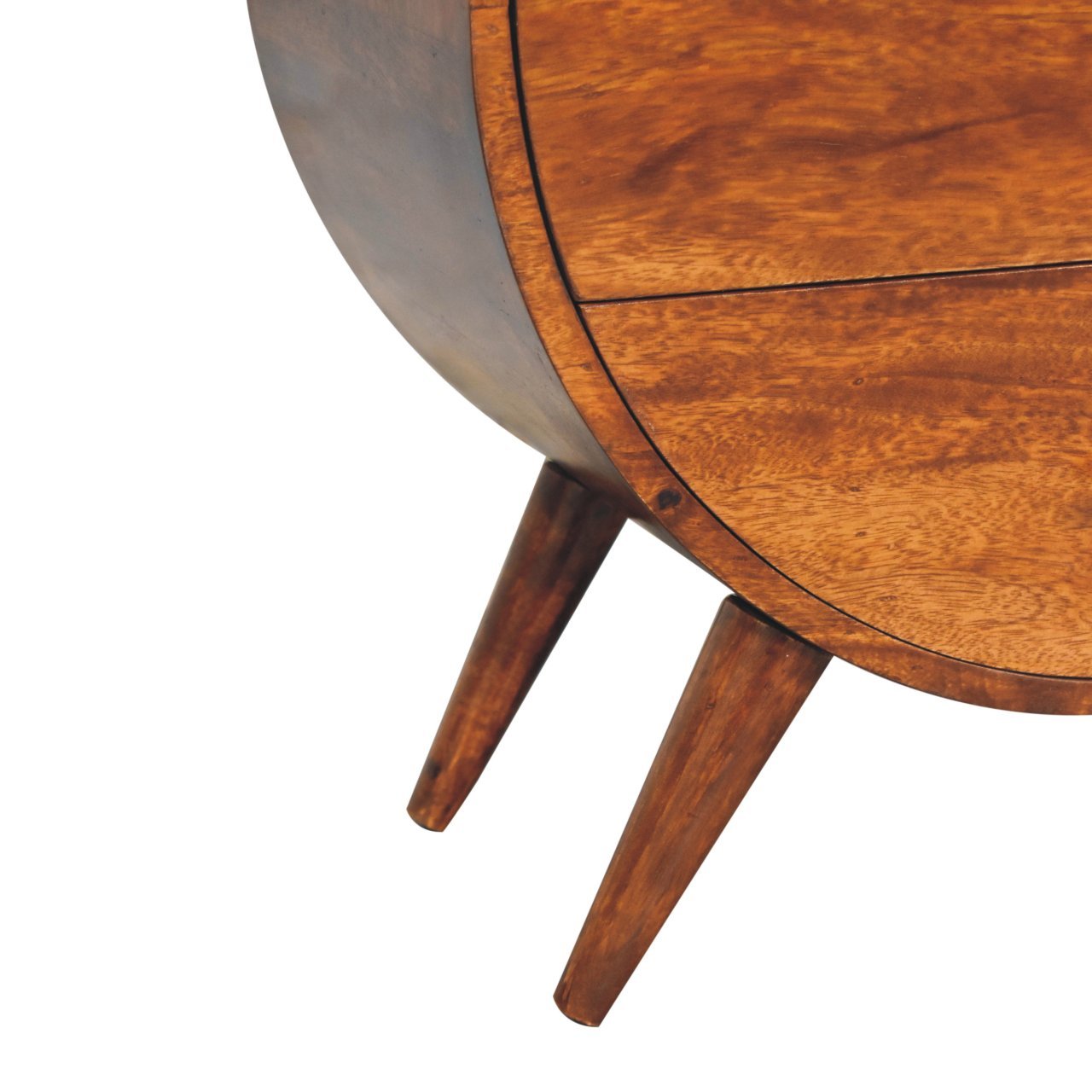 Komoda z litego drewna mango – kasztanowa, 70 cm — model IN3727 - Image 8