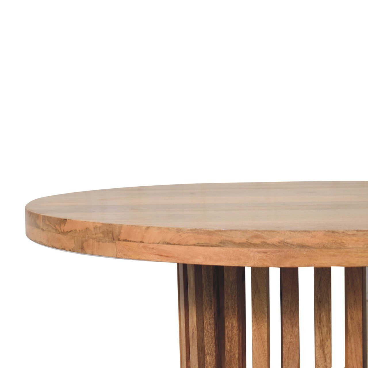 Stół z litego drewna mango – dębowy, 110 cm - obrazek 4