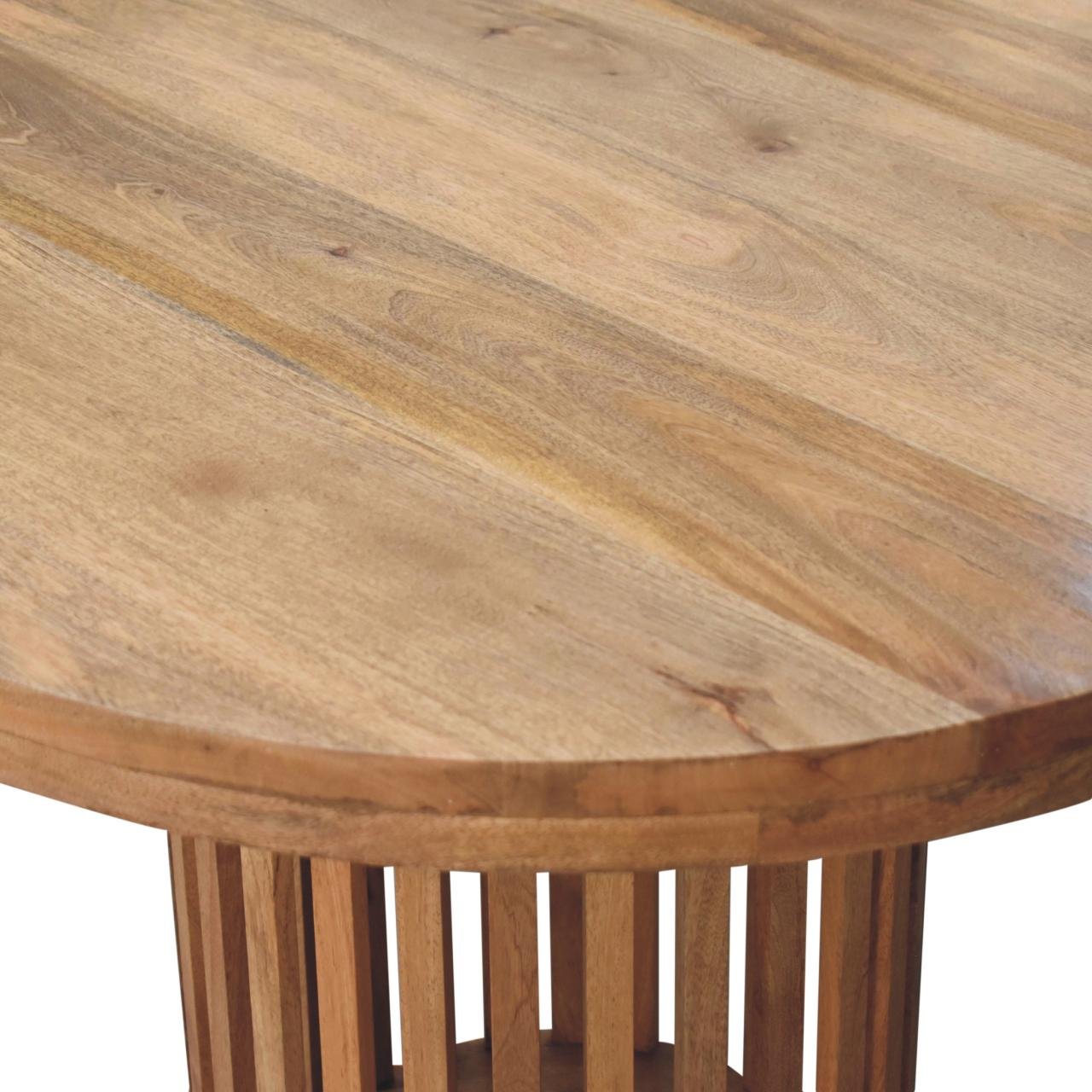 Stół z litego drewna mango – dębowy, 110 cm - obrazek 5
