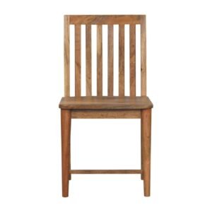 Krzesło z litego drewna mango – dębowe, 45 cm