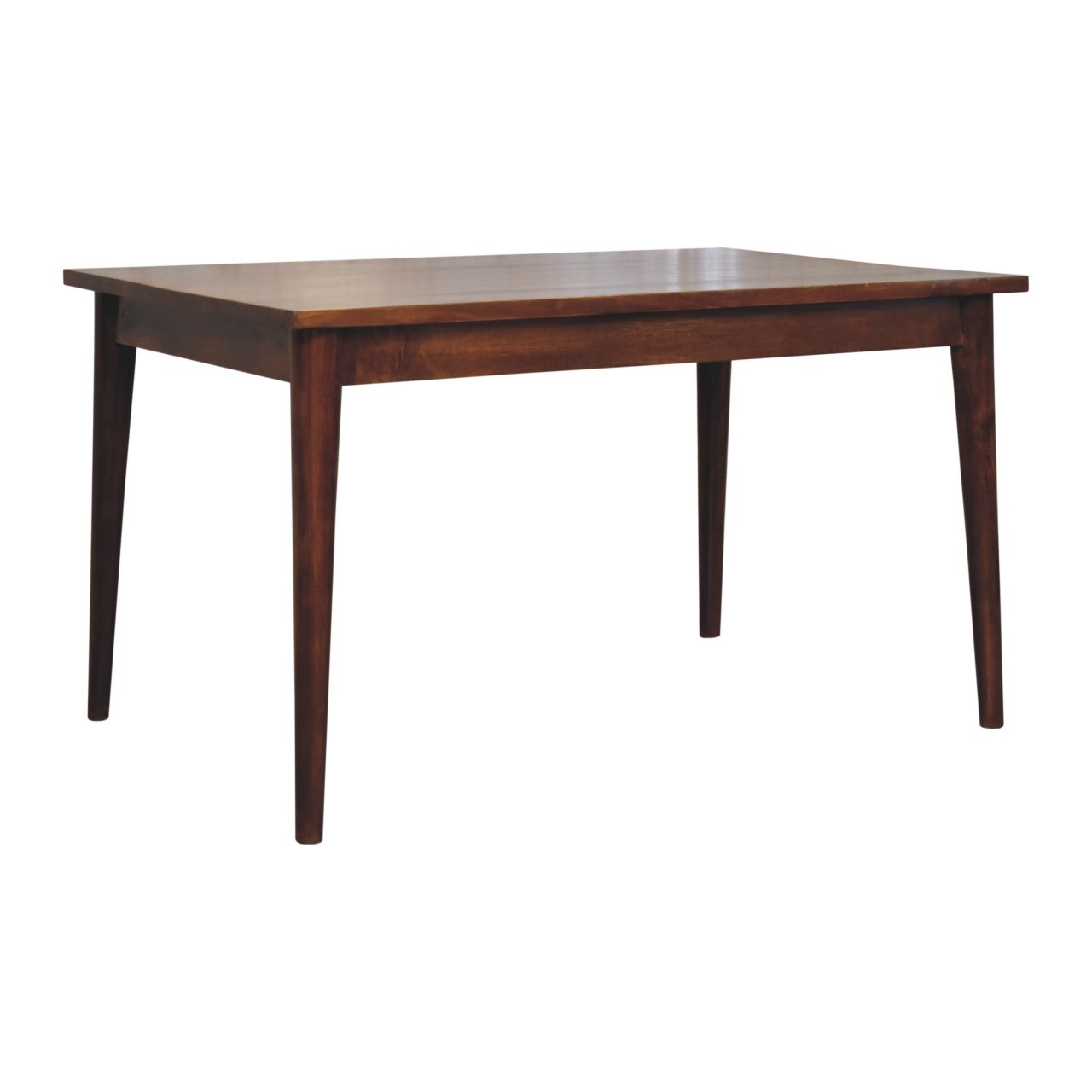 Stół z litego drewna mango – kasztanowy, 135 cm - obrazek 3