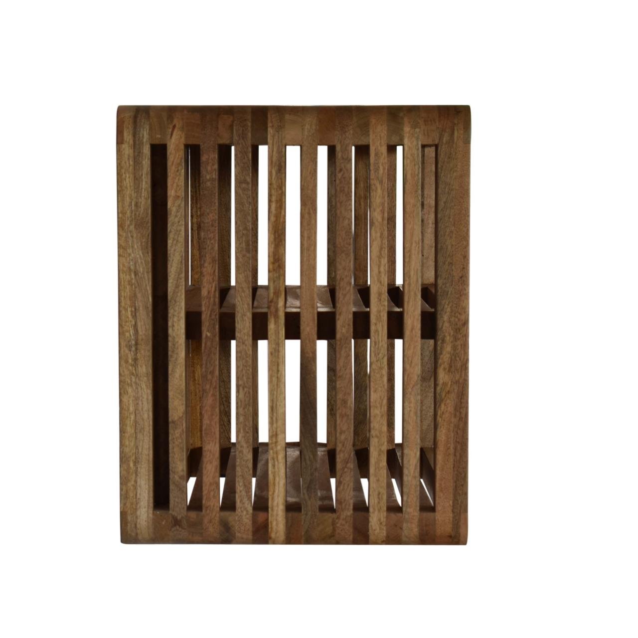 Szafka nocna Artisan IN3741 – lite drewno mango, wykończenie dębowe - obrazek 8