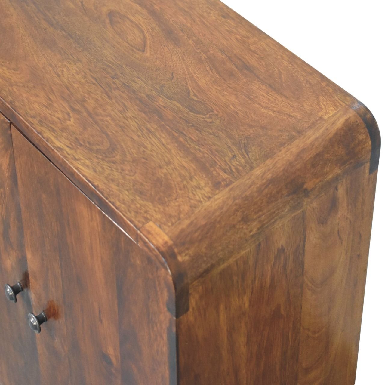 Szafka z litego drewna mango – kasztanowa, 55 cm — model IN3746 - Image 5