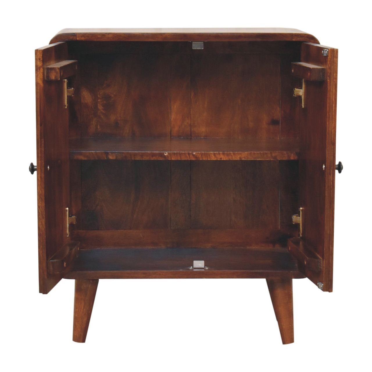 Szafka z litego drewna mango – kasztanowa, 55 cm — model IN3746 - Image 6