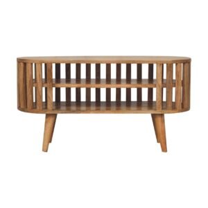 Szafka RTV Artisan IN3748 – lite drewno mango, wykończenie dębowe