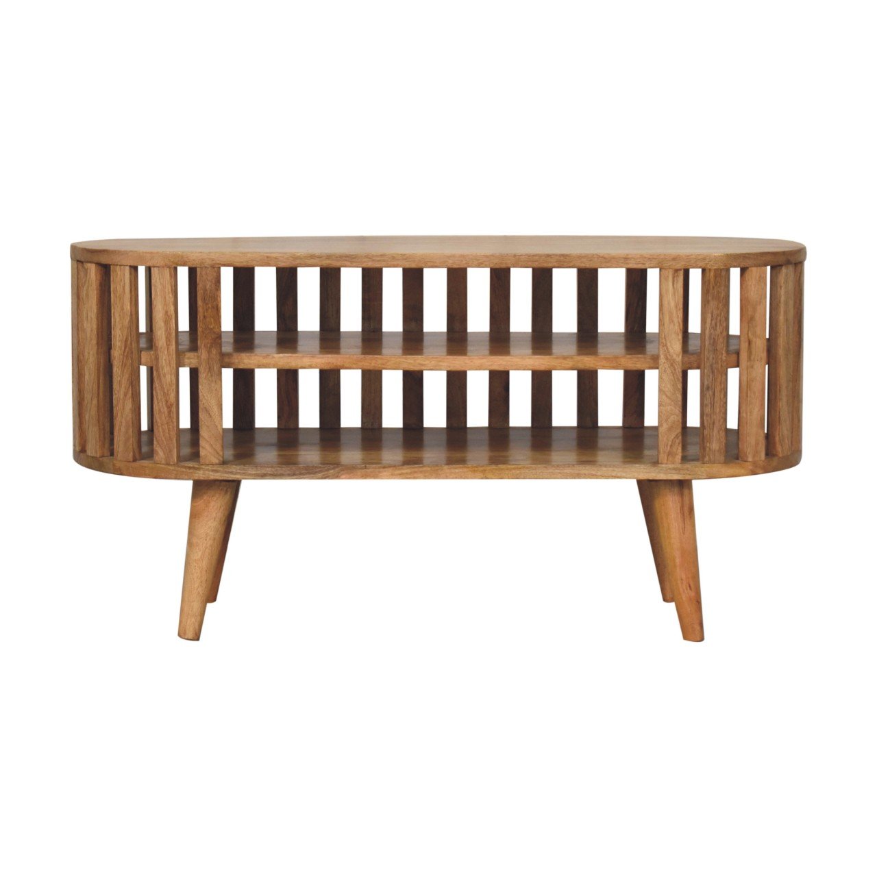 Szafka RTV Artisan IN3748 – lite drewno mango, wykończenie dębowe