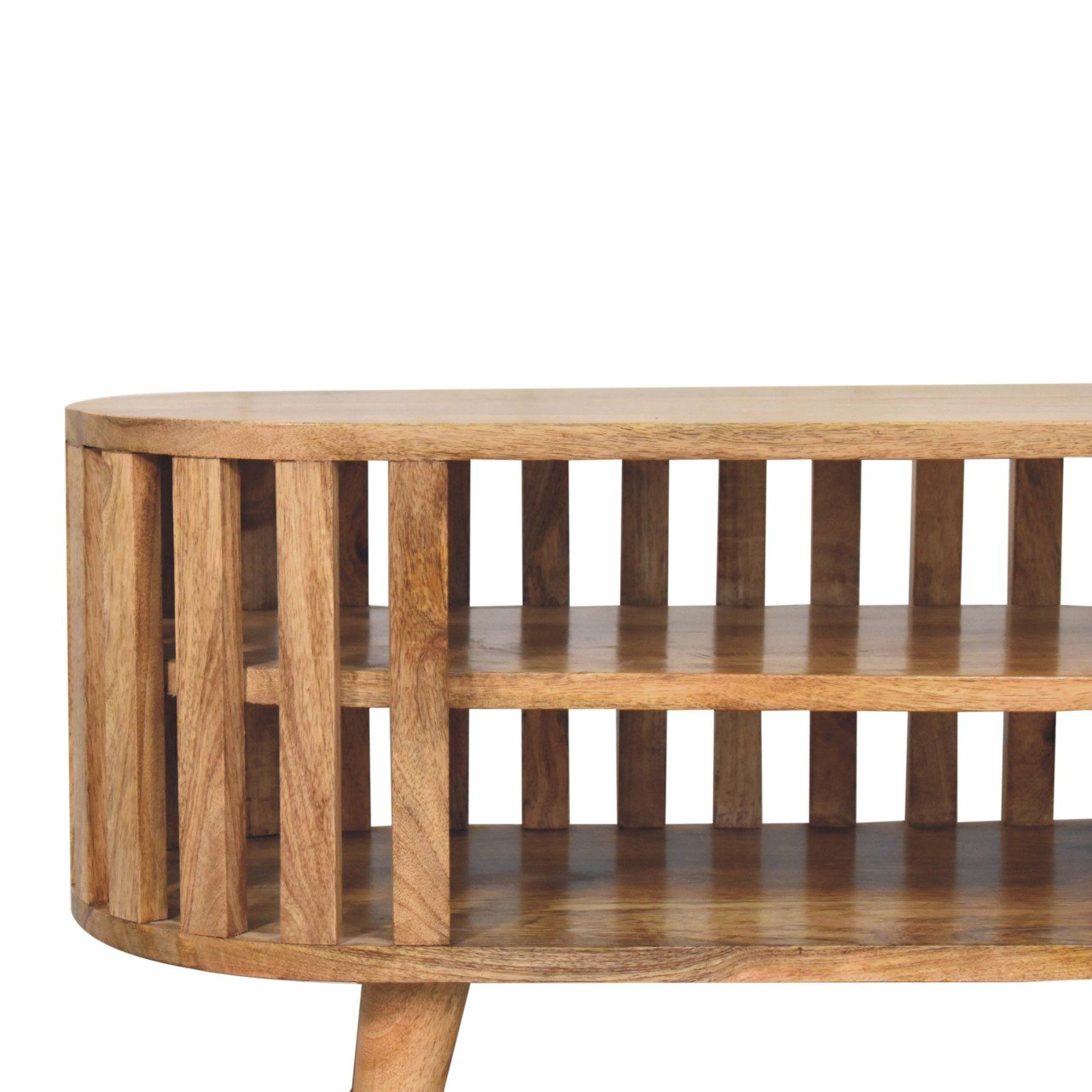 Szafka RTV Artisan IN3748 – lite drewno mango, wykończenie dębowe - obrazek 4