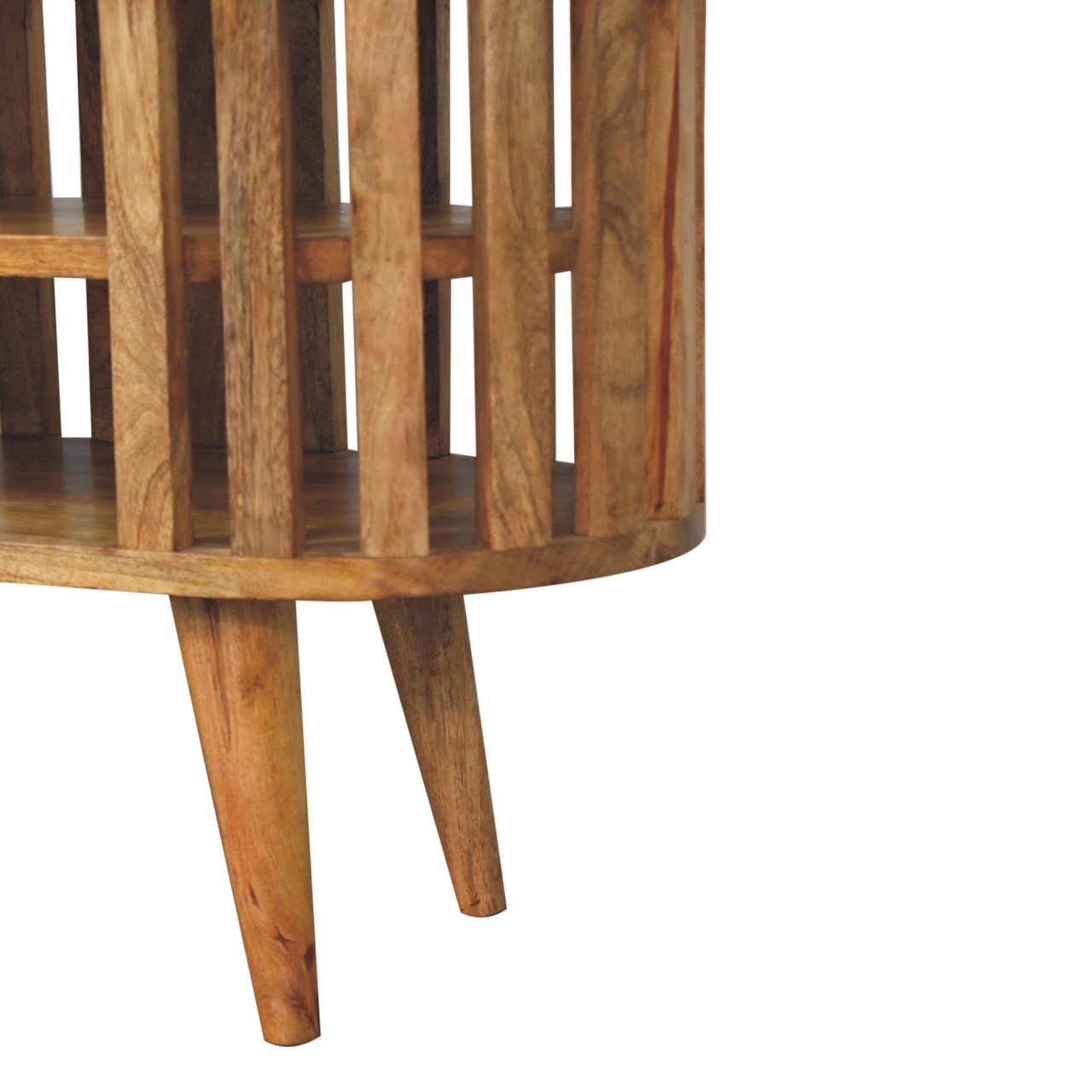 Szafka RTV Artisan IN3748 – lite drewno mango, wykończenie dębowe - obrazek 7
