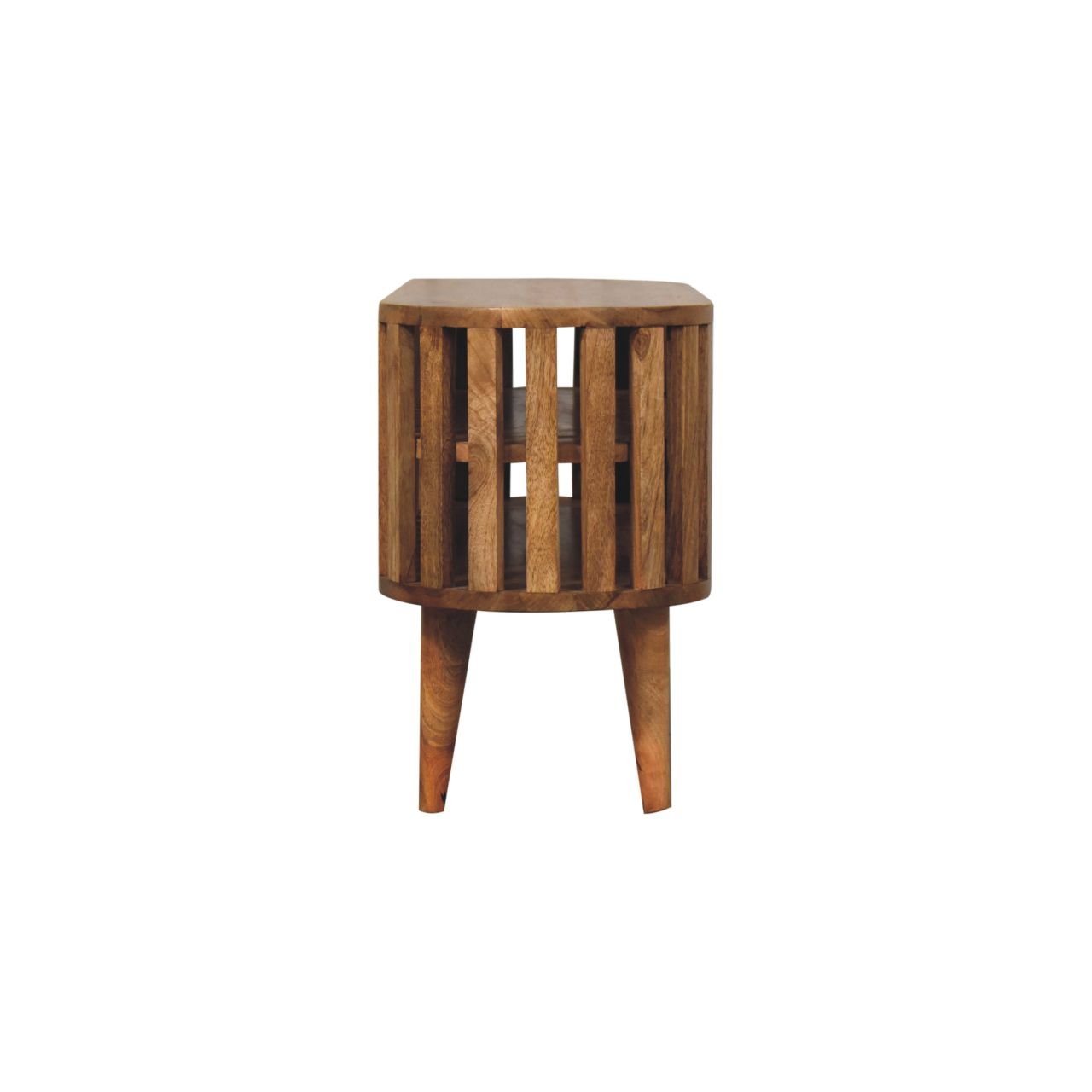 Szafka RTV Artisan IN3748 – lite drewno mango, wykończenie dębowe - obrazek 8