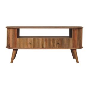 Szafka RTV Artisan IN3750 – lite drewno mango, wykończenie dębowe