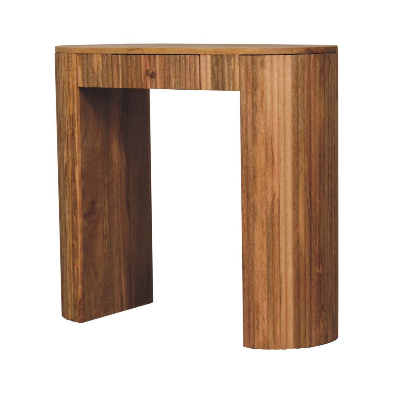 Konsola Artisan IN3751 – lite drewno mango, wykończenie dębowe - Image 2