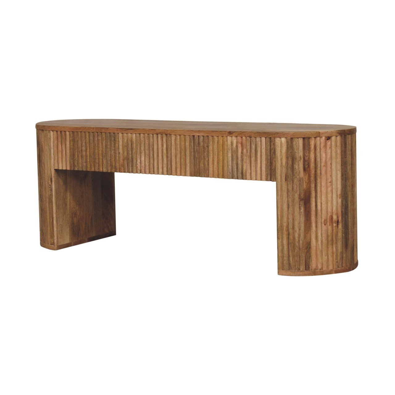 Szafka RTV Artisan IN3754 – lite drewno mango, wykończenie dębowe - Image 2
