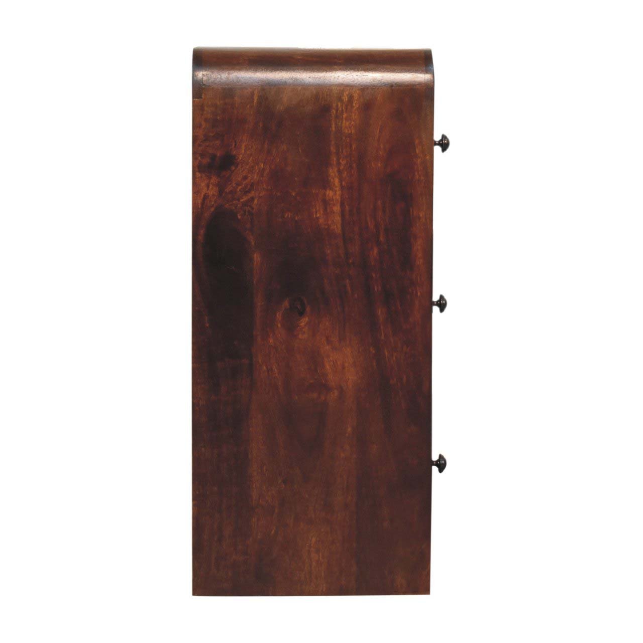 Komoda z litego drewna mango – kasztanowa, 70 cm — model IN3768 - obrazek 8