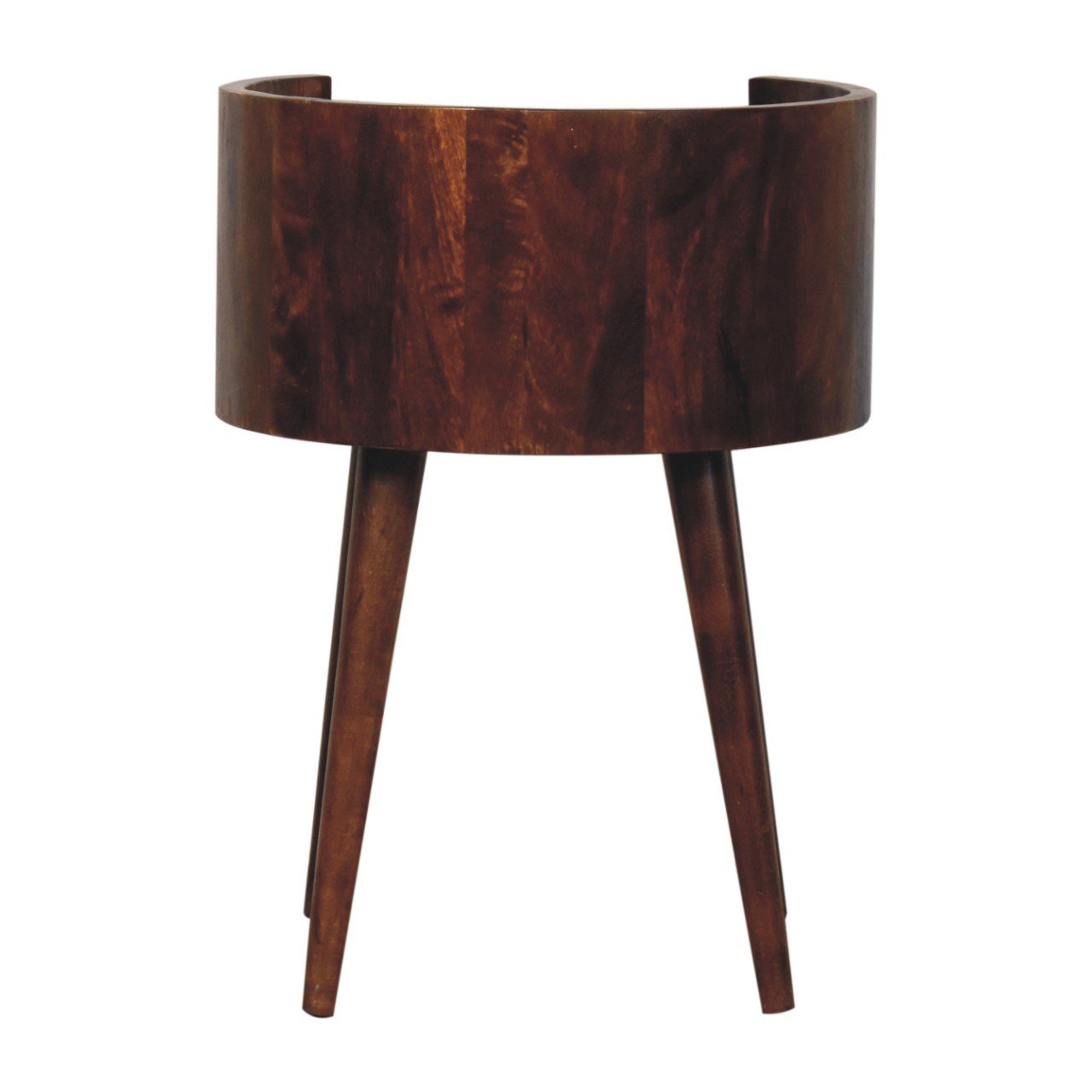 Szafka nocna z litego drewna mango – kasztanowa, 40 cm — model IN3781 - Image 8