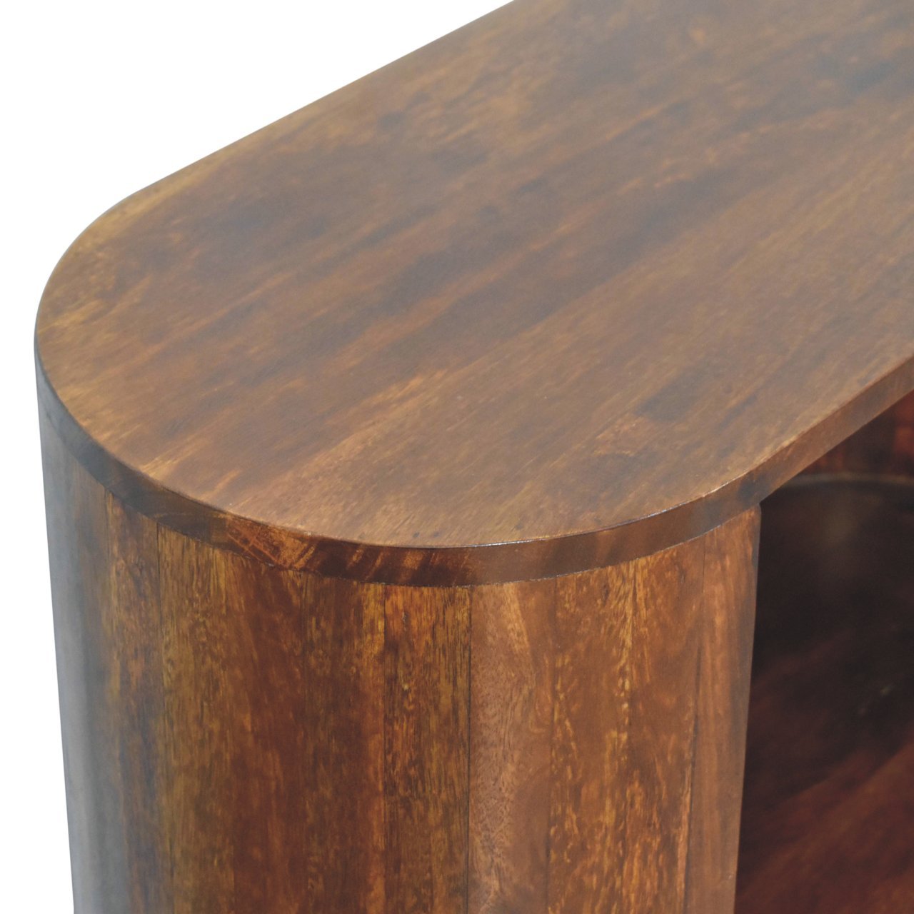Szafka z litego drewna mango – kasztanowa, 75 cm — model IN3783 - obrazek 5