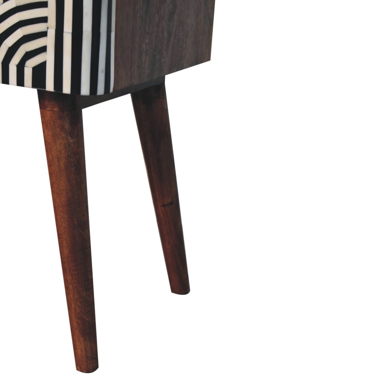 Szafka nocna Artisan IN3803 – lite drewno mango, wykończenie rzemieślnicze - Image 7
