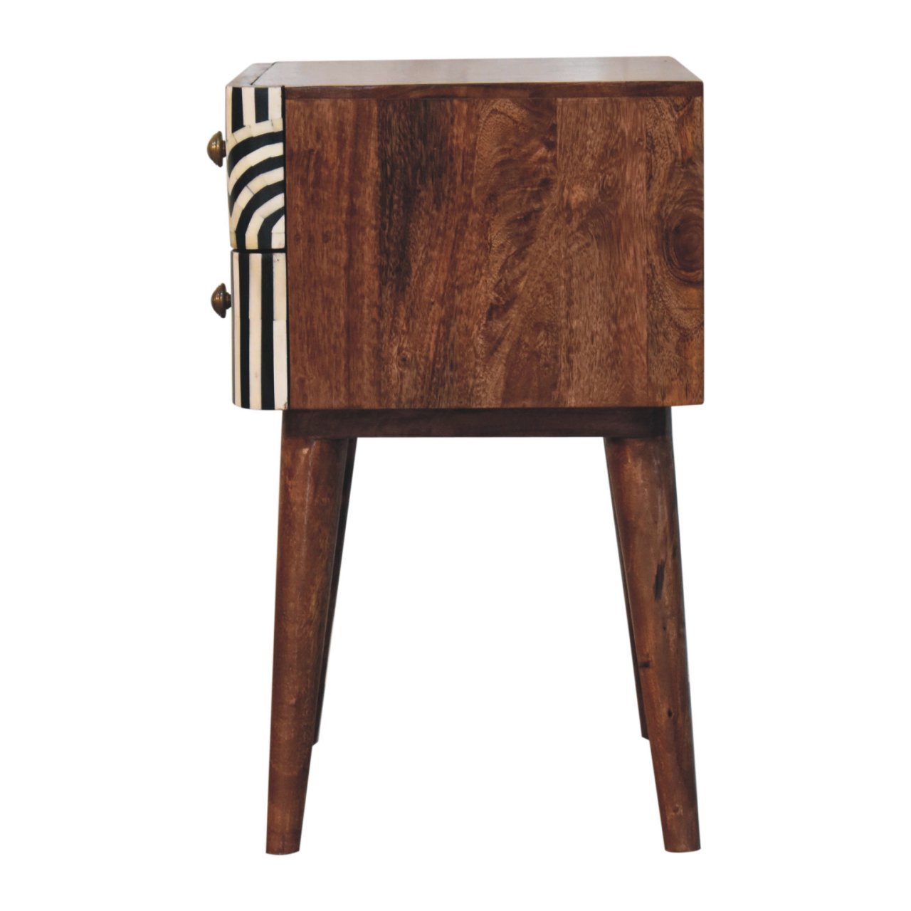 Szafka nocna Artisan IN3803 – lite drewno mango, wykończenie rzemieślnicze - Image 8