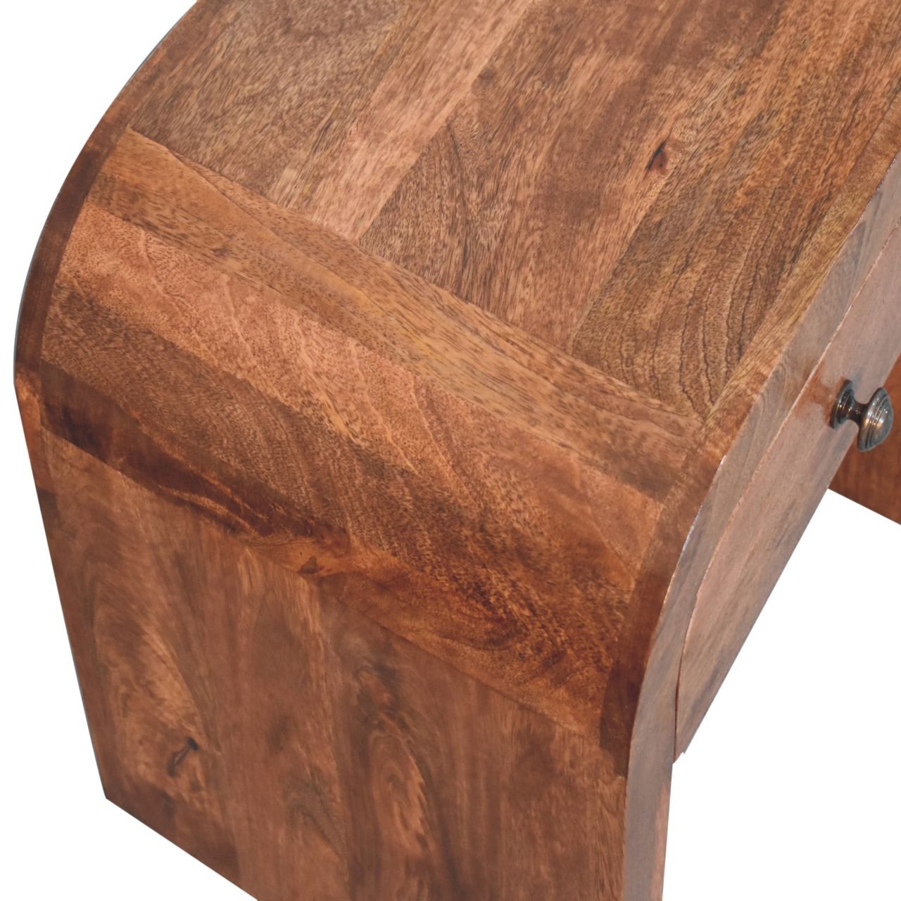 Szafka nocna Artisan IN3806 – lite drewno mango, wykończenie rzemieślnicze - obrazek 5