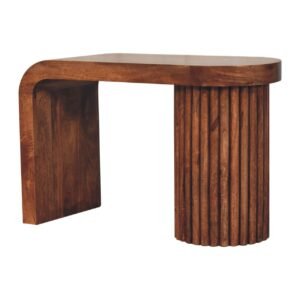 Stolik kawowy Artisan IN3809 – lite drewno mango, wykończenie jasne