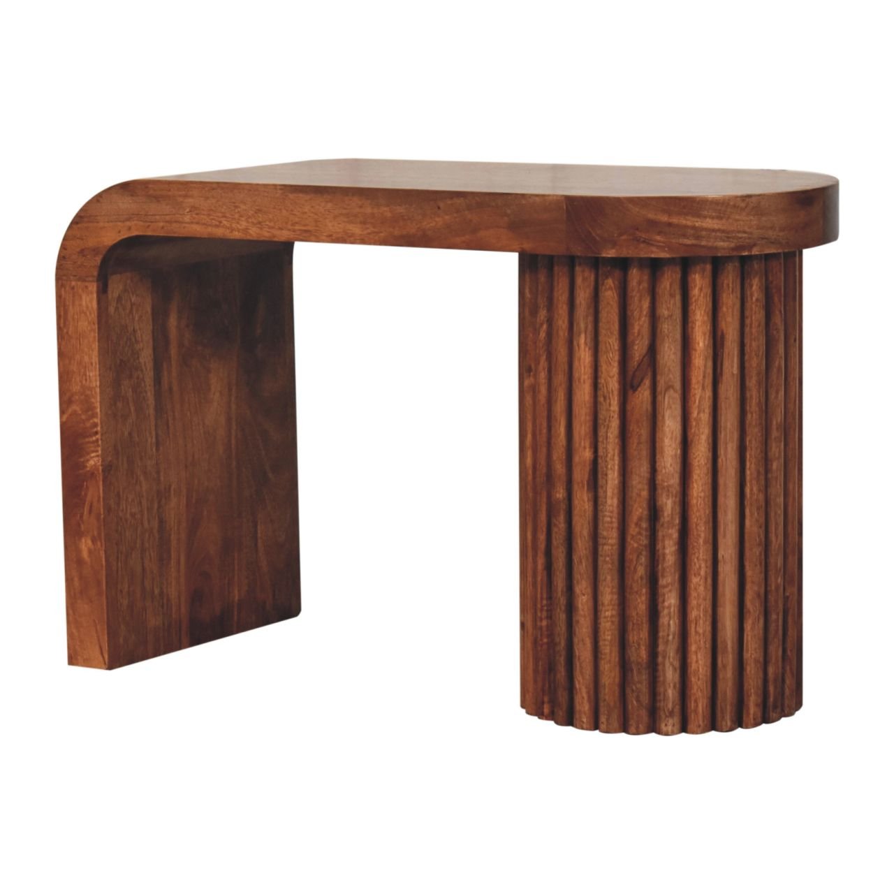 Stolik kawowy Artisan IN3809 – lite drewno mango, wykończenie jasne