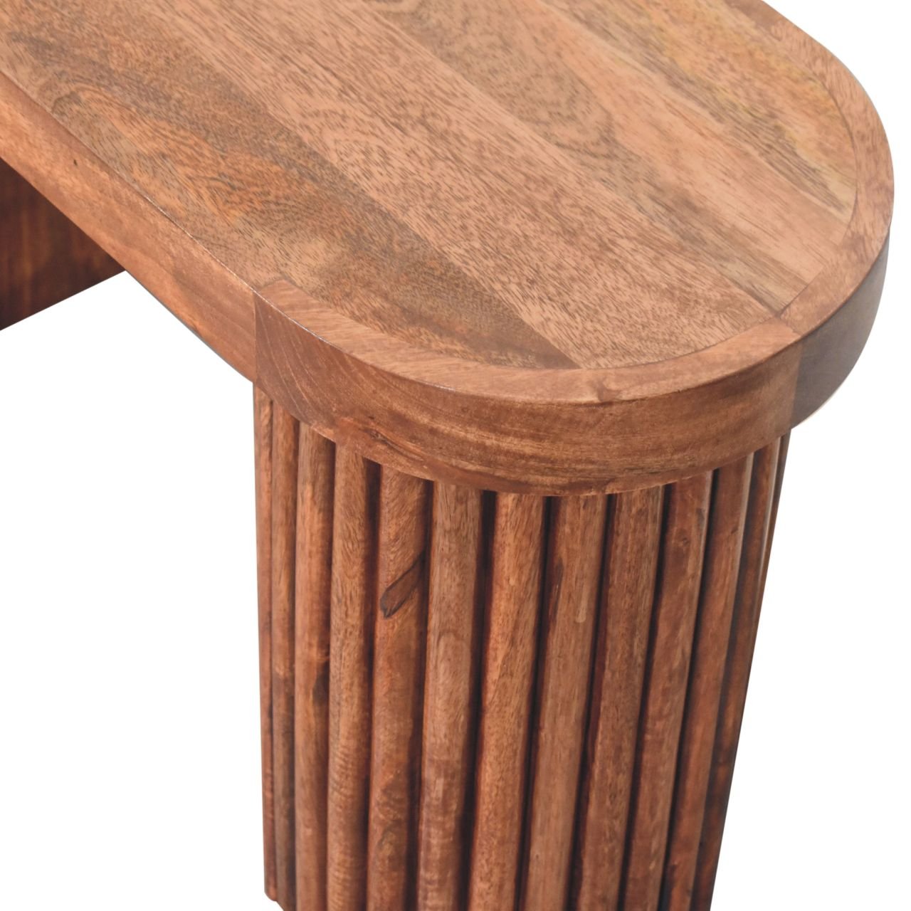 Stolik kawowy Artisan IN3809 – lite drewno mango, wykończenie jasne - obrazek 4