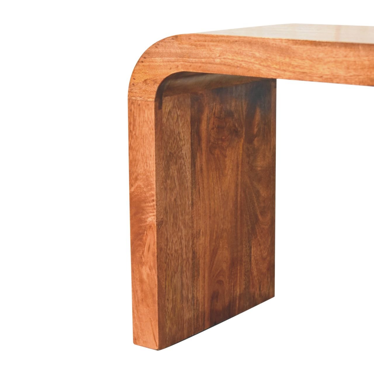 Stolik kawowy Artisan IN3809 – lite drewno mango, wykończenie jasne - obrazek 5