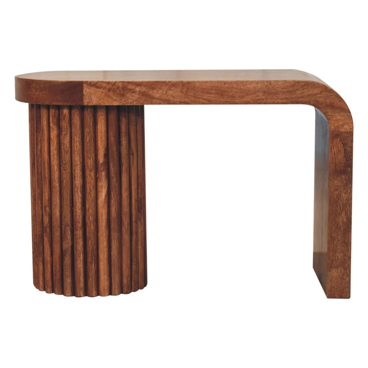Stolik kawowy Artisan IN3809 – lite drewno mango, wykończenie jasne - obrazek 8