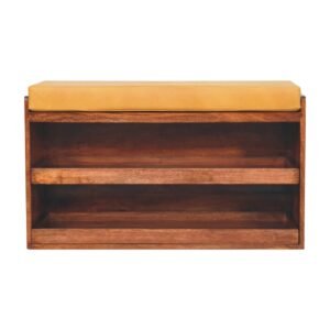 Ławka z litego drewna mango – 90 cm — model IN3813
