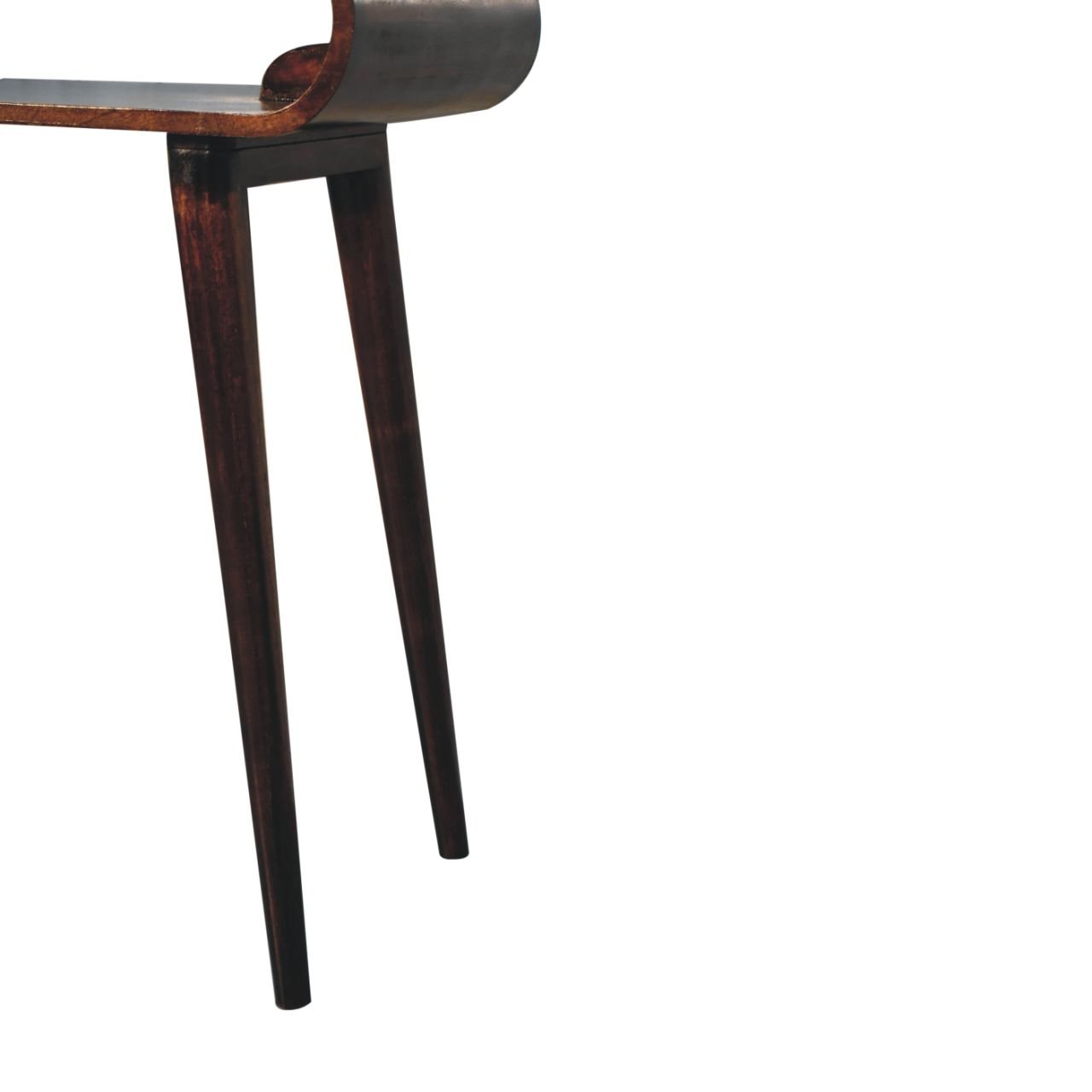 Stół z litego drewna mango – orzechowy, 90 cm — model IN3825 - obrazek 7