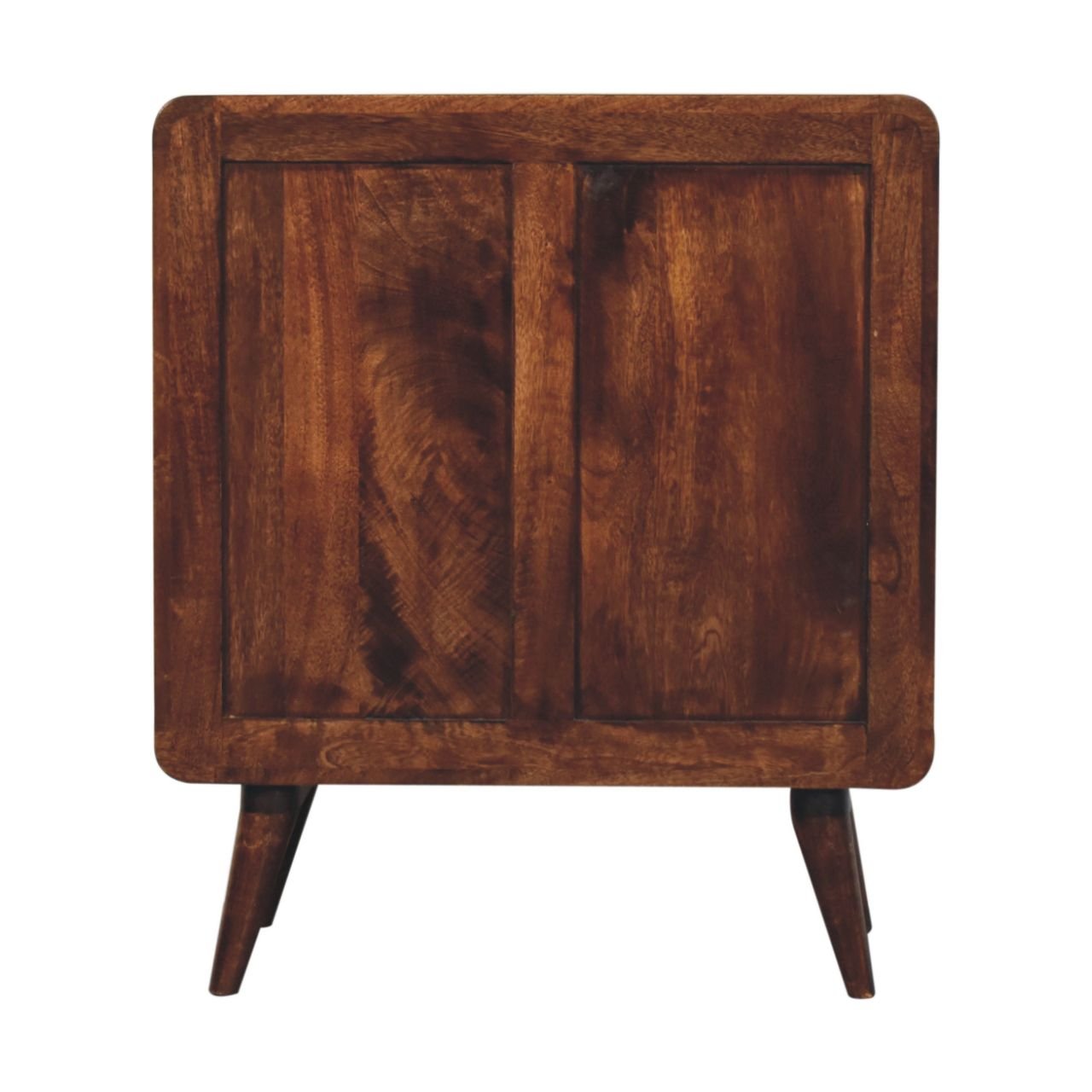 Komoda z litego drewna mango – orzechowa, 70 cm - obrazek 8