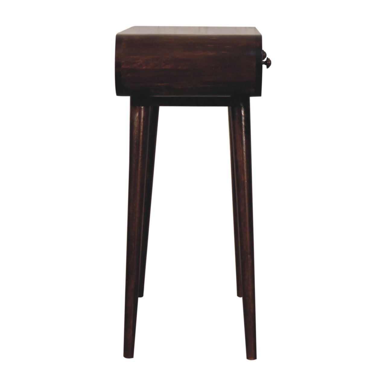 Stół z litego drewna mango – orzechowy, 90 cm — model IN3834 - obrazek 8