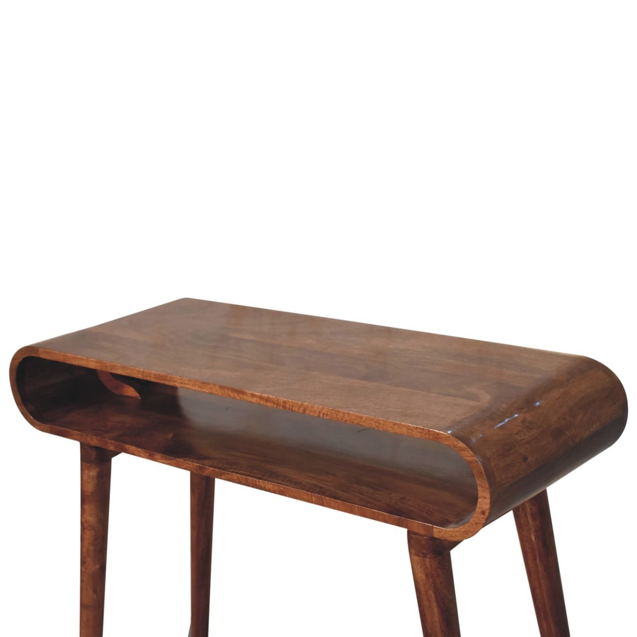 Stół z litego drewna mango – naturalny, 90 cm - obrazek 4
