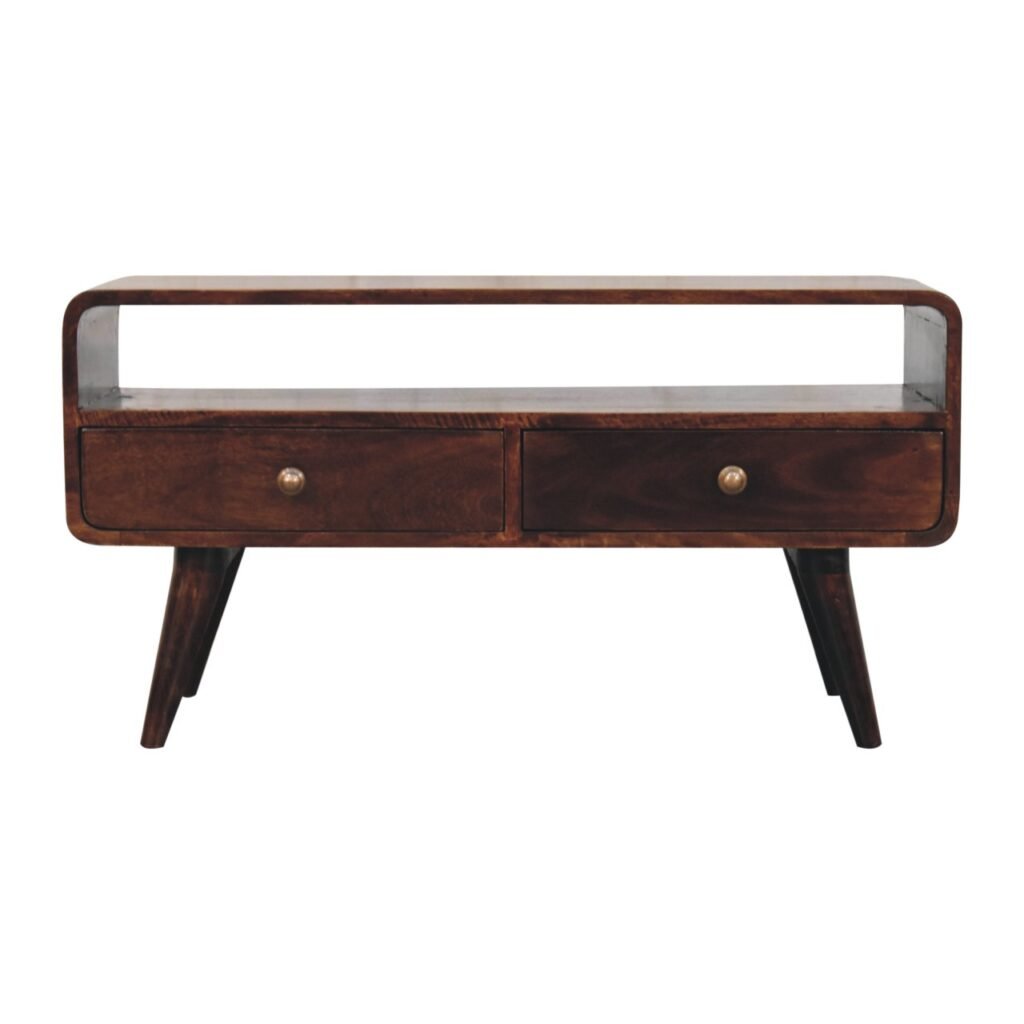 Szafka RTV Curved California Walnut