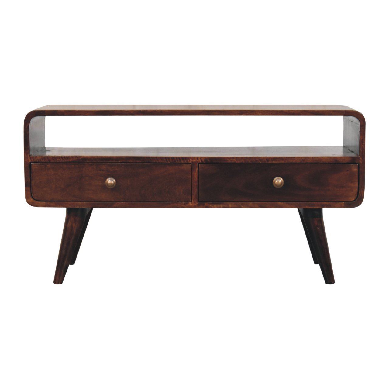Szafka RTV Curved California Walnut