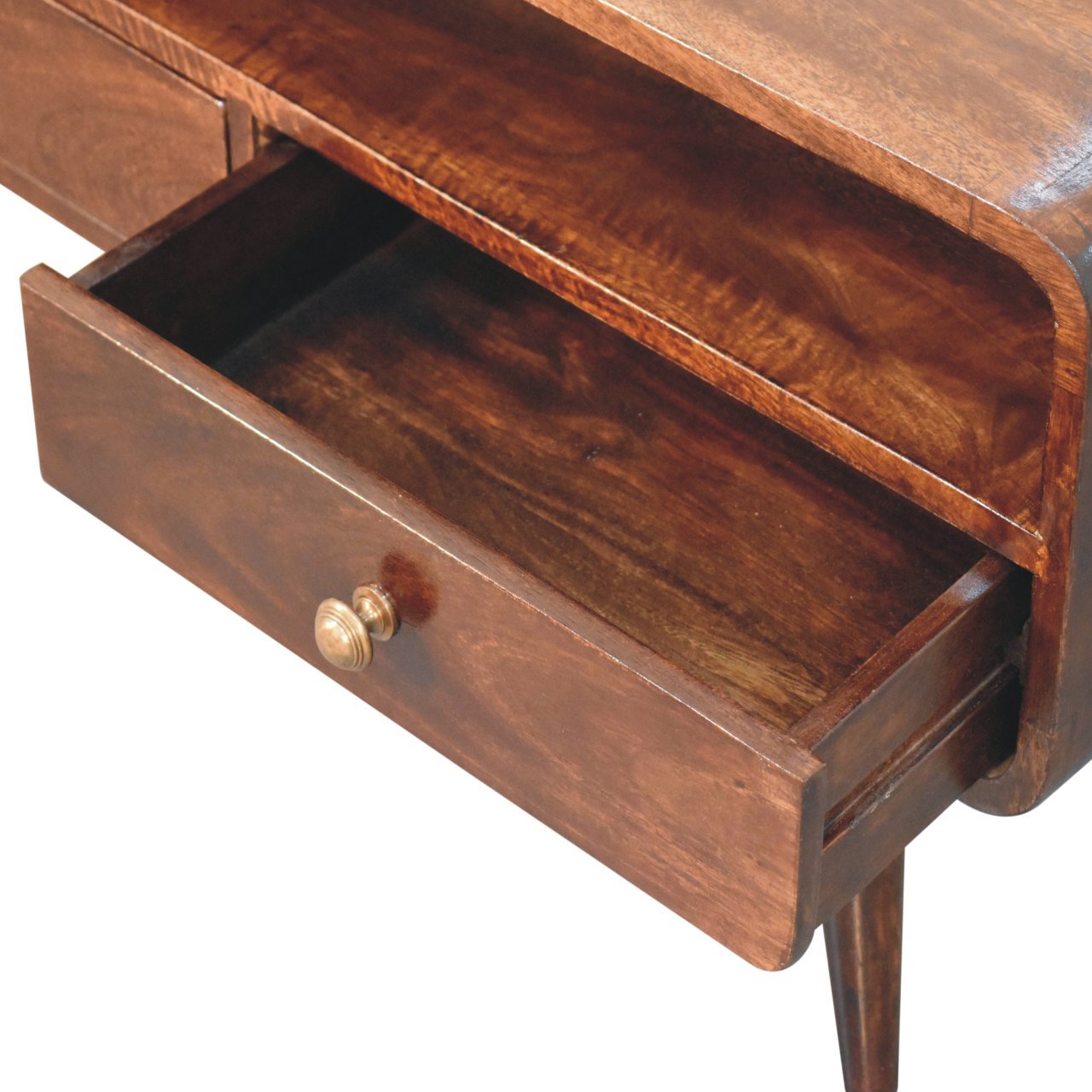 Szafka RTV Curved California Walnut - obrazek 6