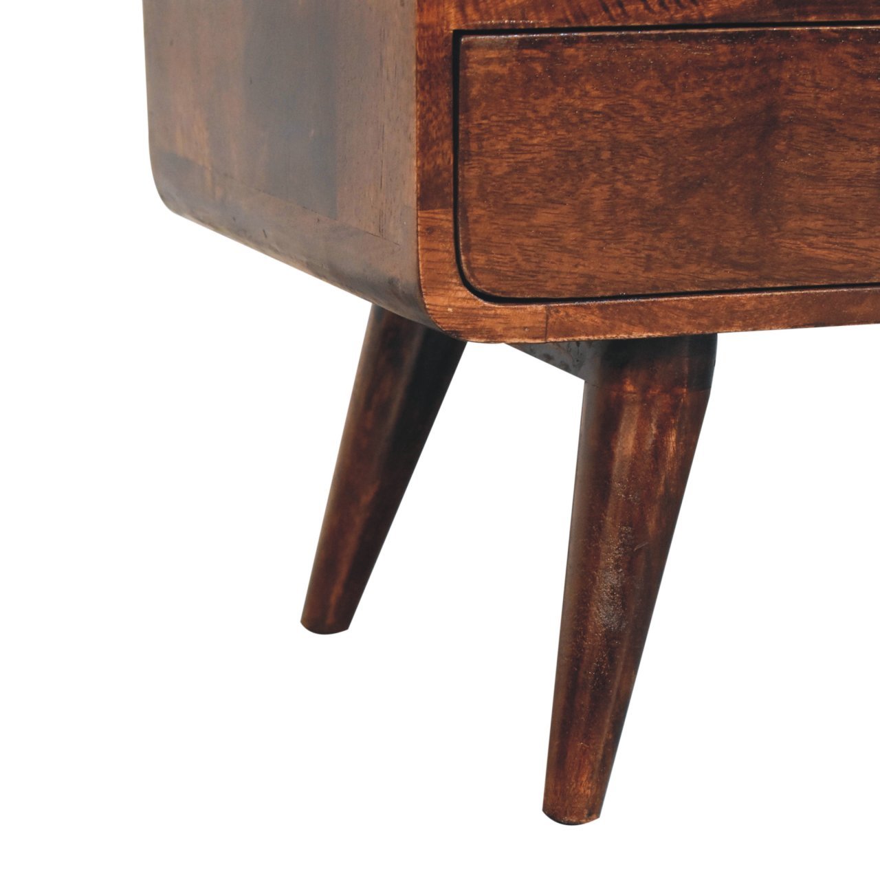 Szafka RTV Curved California Walnut - obrazek 7