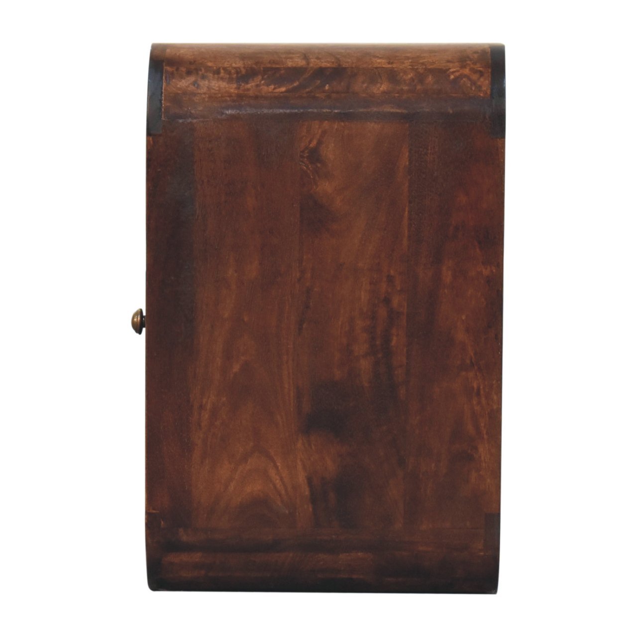 Szafka nocna z litego drewna mango – orzechowa, 40 cm — model IN3859 - Image 8