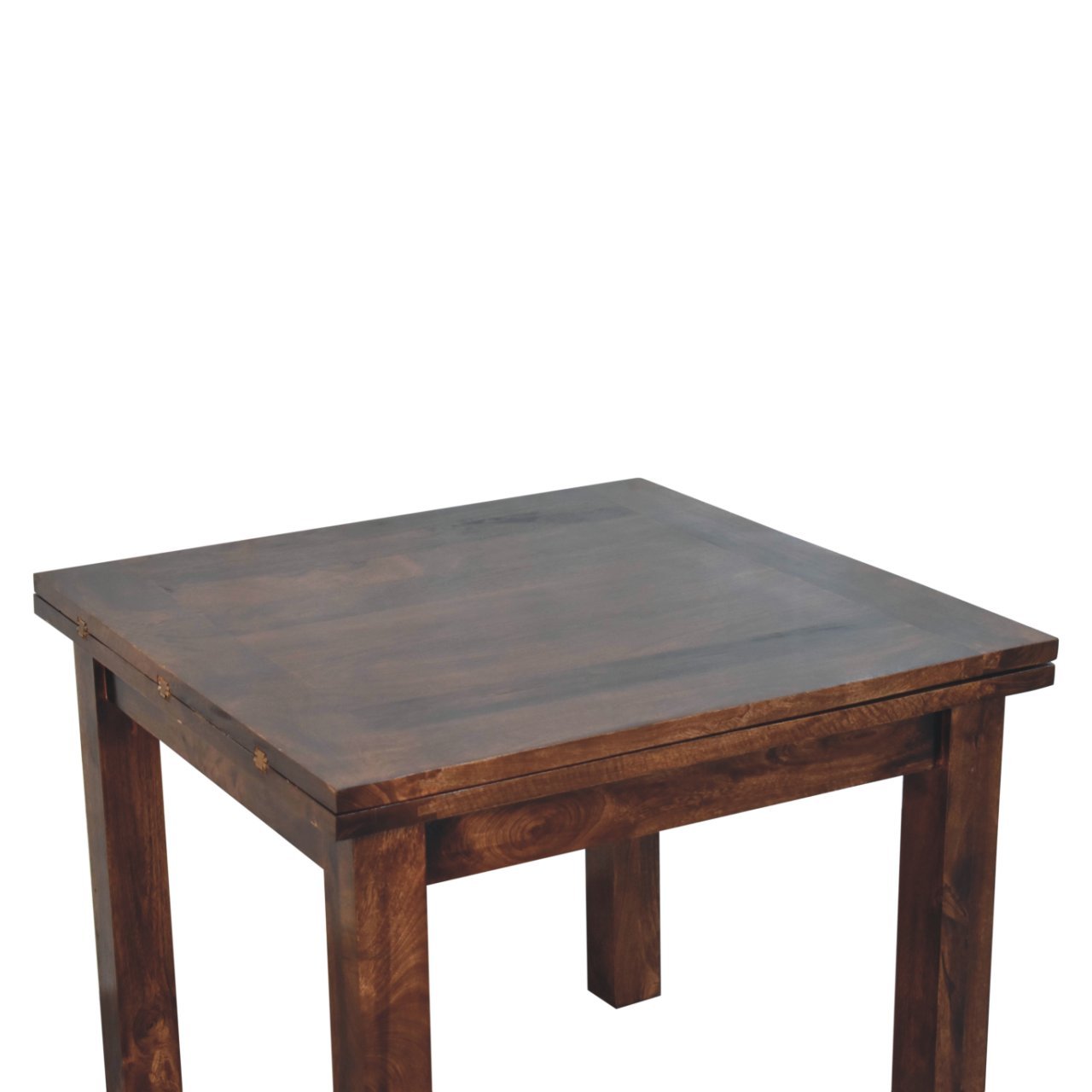 Stół z litego drewna mango – orzechowy, 90 cm — model IN3869 - obrazek 5