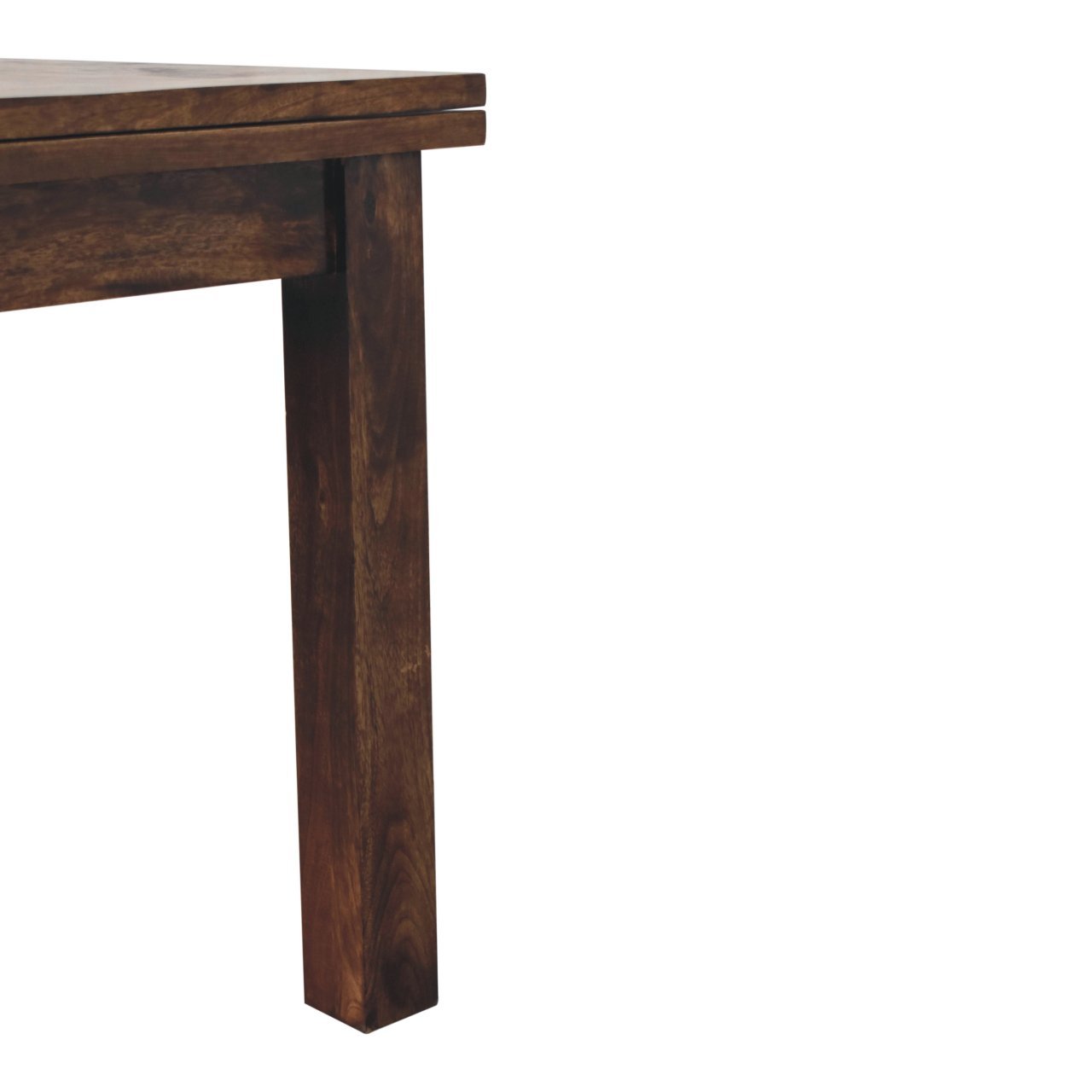Stół z litego drewna mango – orzechowy, 90 cm — model IN3869 - obrazek 6