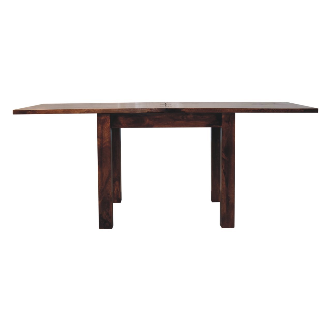 Stół z litego drewna mango – orzechowy, 90 cm — model IN3869 - obrazek 8