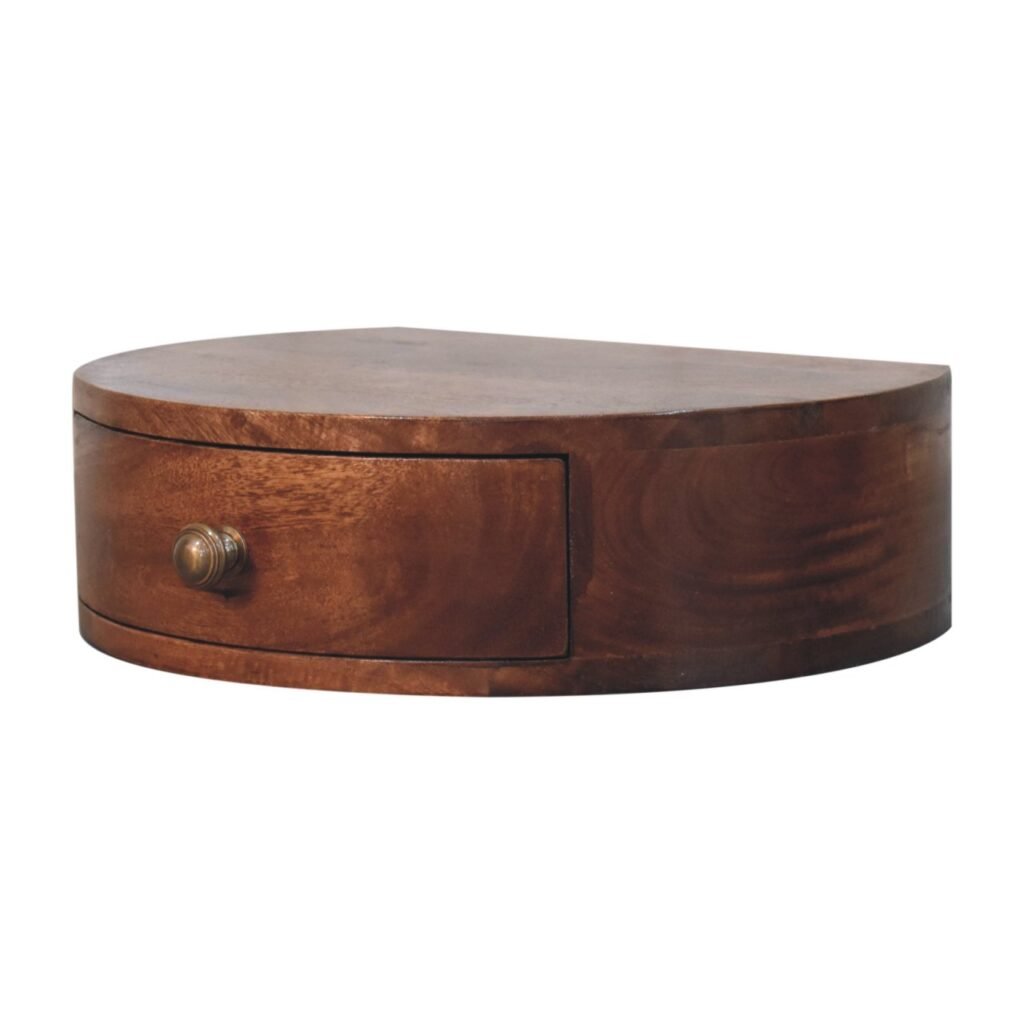 Szafka nocna z litego drewna mango – 40 cm — model IN3883