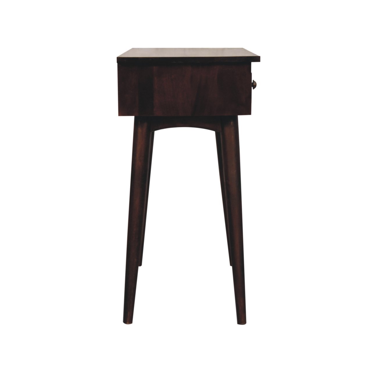 Stół z litego drewna mango – orzechowy, 90 cm — model IN3888 - obrazek 6