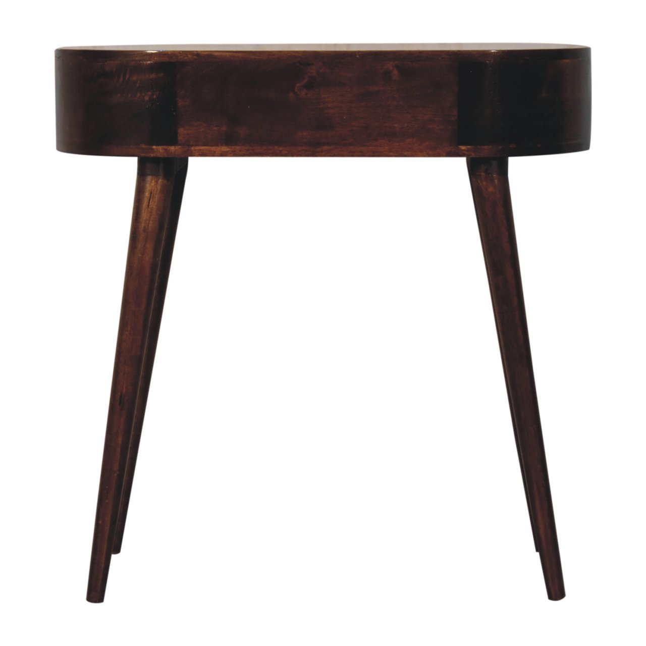 Stół z litego drewna mango – orzechowy, 80 cm — model IN3890 - obrazek 8