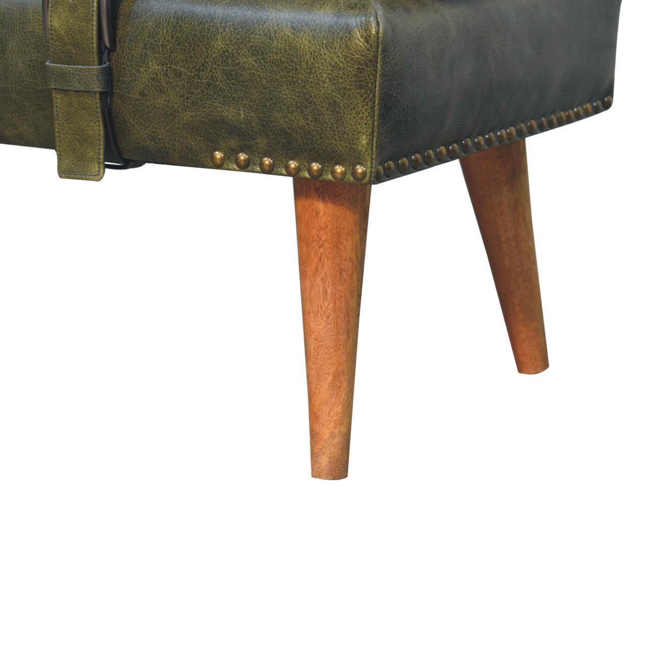 Ławka z drewna o dębowym charakterze – dębowa, 90 cm — model IN3894 - Image 7