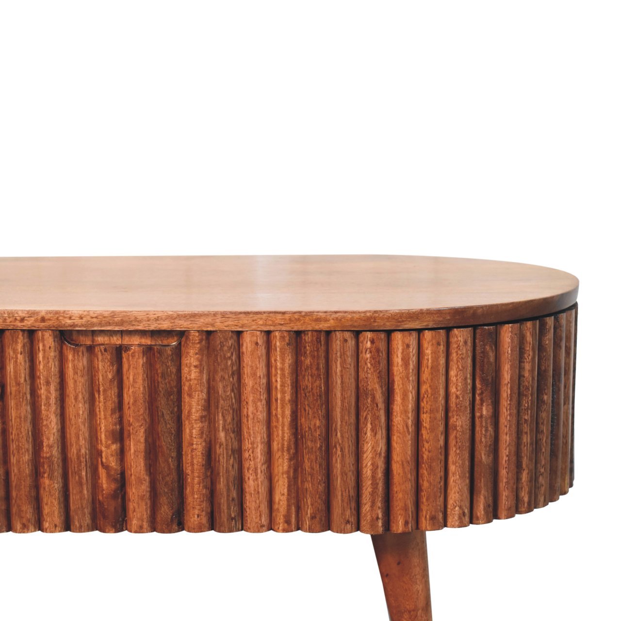 Stolik kawowy Artisan IN3905 – lite drewno mango, wykończenie rzemieślnicze - obrazek 3