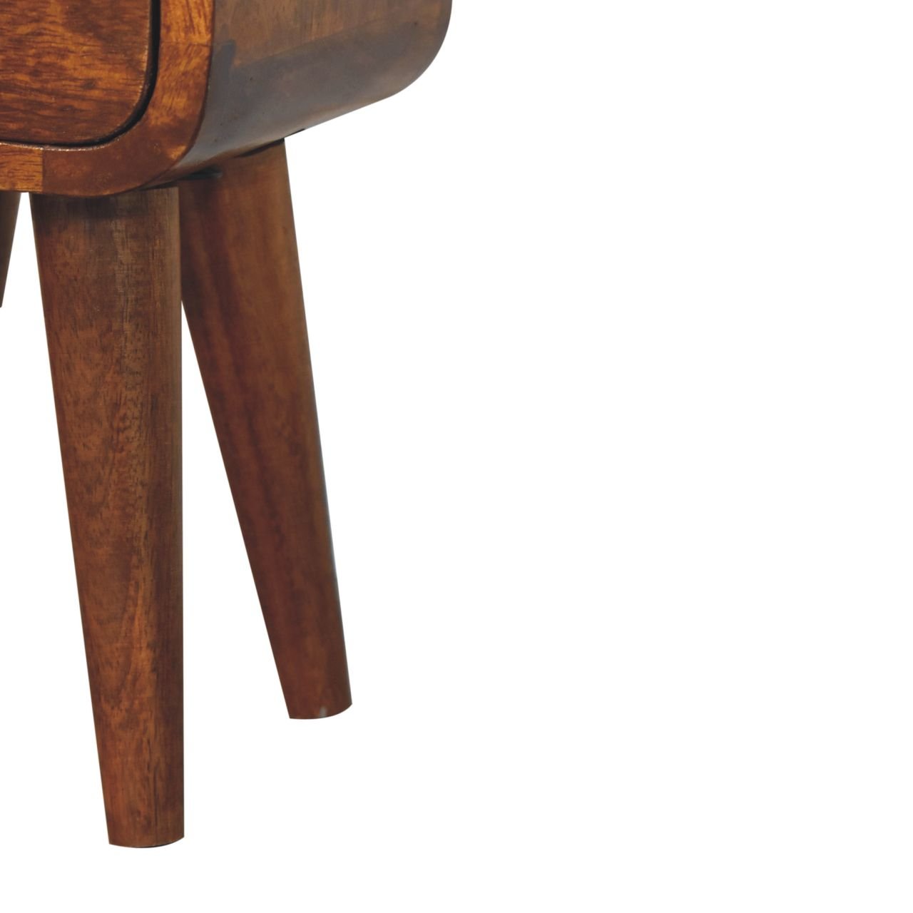 Szafka nocna z litego drewna mango – kasztanowa, 20 cm — model IN3913 - Image 7