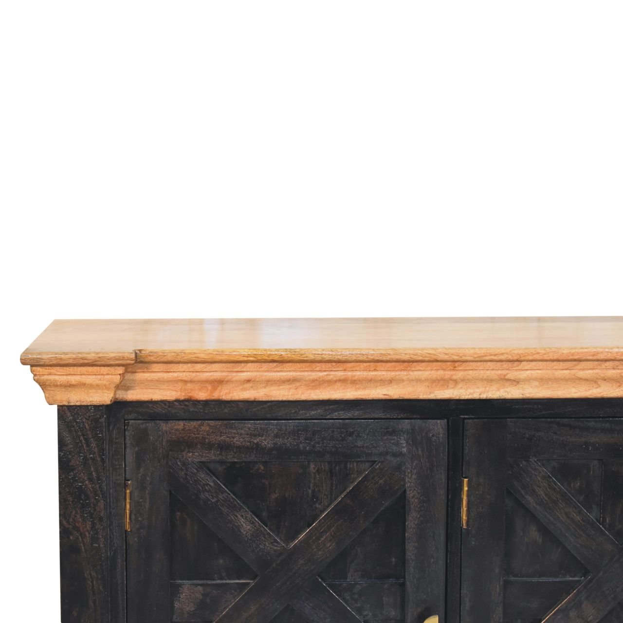 Komoda Artisan IN3930 – lite drewno mango, wykończenie czarne - Image 4