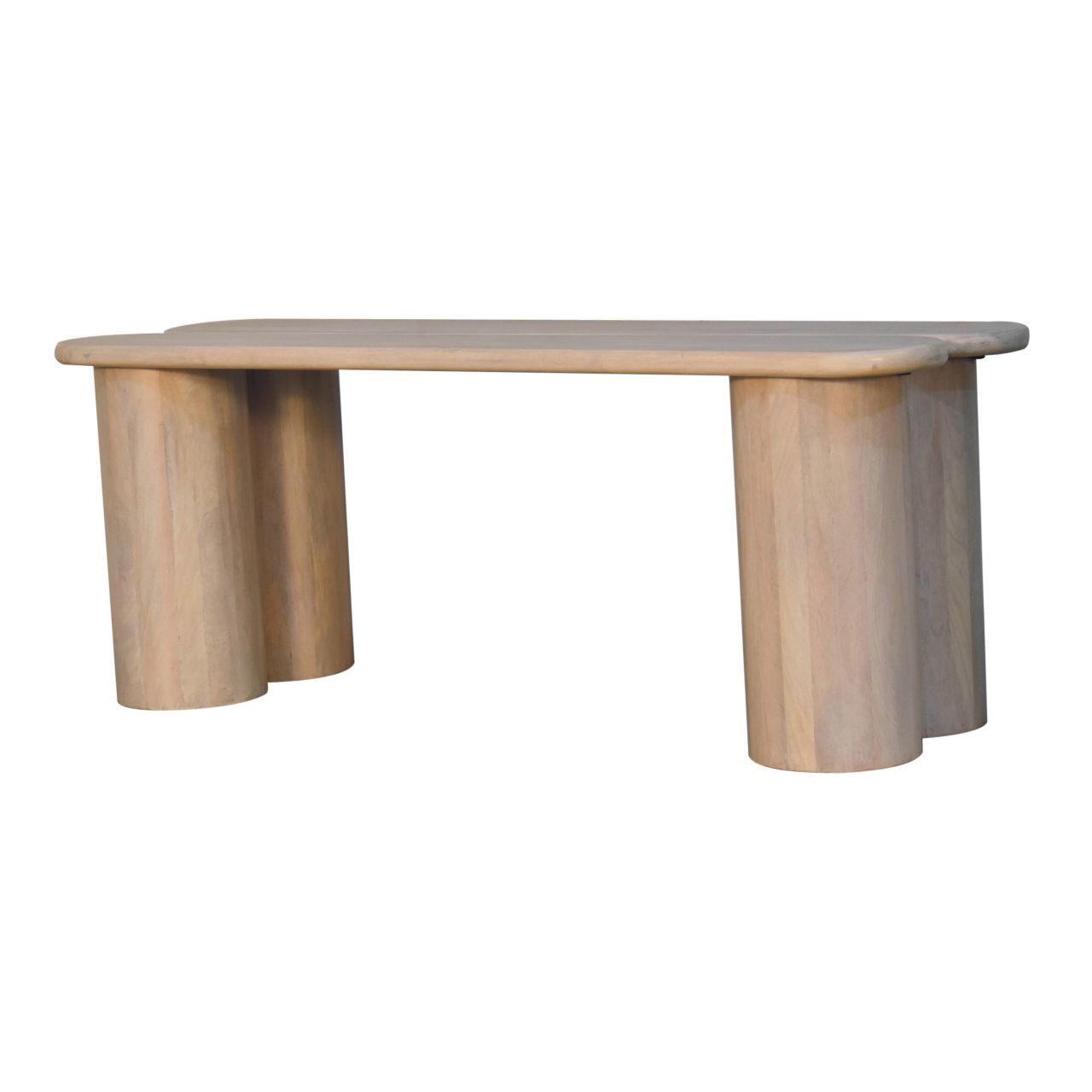 Ławka Artisan IN3932 – lite drewno mango, wykończenie naturalne - Image 2