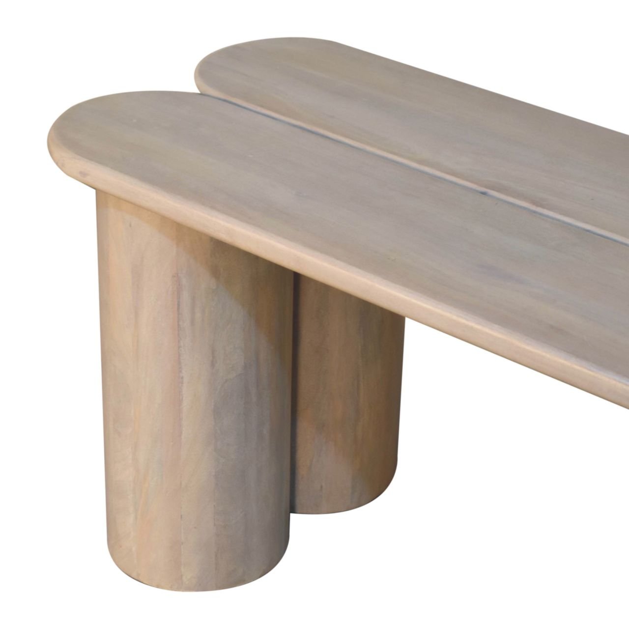 Ławka Artisan IN3932 – lite drewno mango, wykończenie naturalne - Image 7